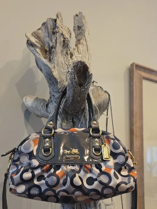 Coach Demi Madison Op Art Convertible Mini Bag - Picture 1 of 9